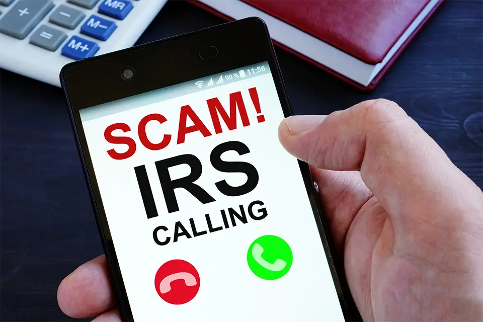 IRS scam phone call