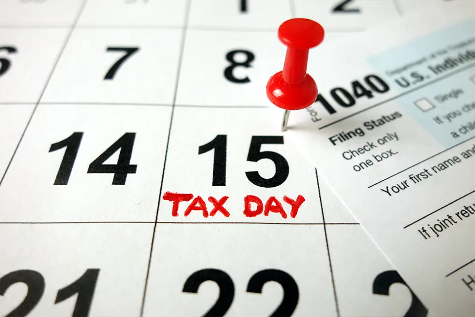 April 15th, Tax Day in the USA